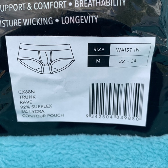 Cocksox Men's Underwear Trunk | M | Rave CX68N NEW!! - Picture 6 of 6